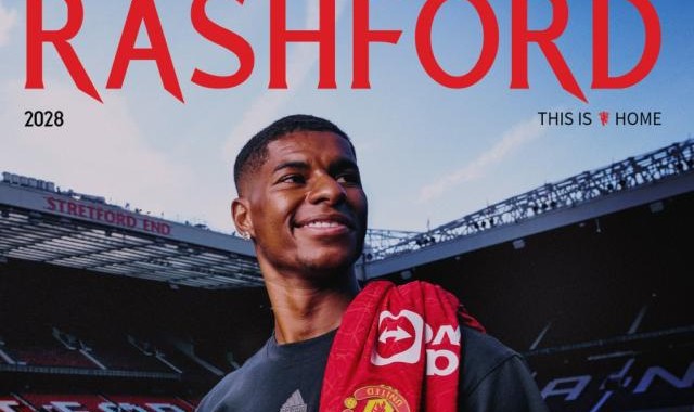 官方：曼联与拉什福德完成续约 新合同签至2028年